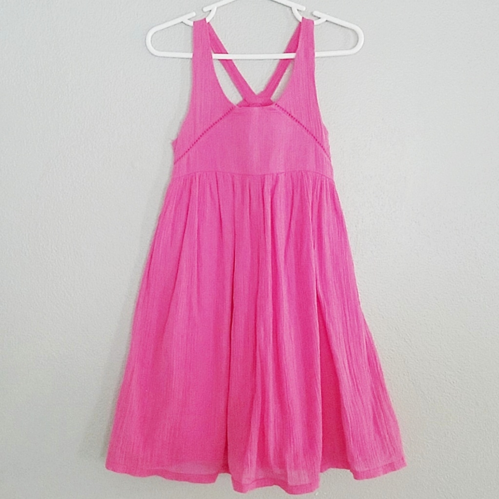 Old Navy pink cotton dress, 2T